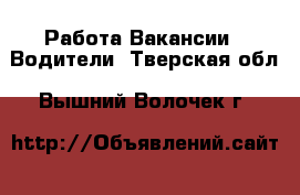 Работа Вакансии - Водители. Тверская обл.,Вышний Волочек г.